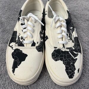 Vans “Save Our Planet” Cream and Black Sneakers